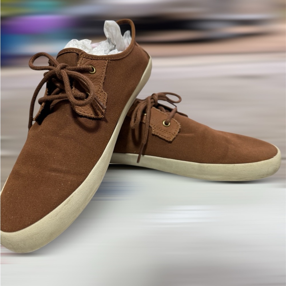 Vans surf siders brown and tan 11.5